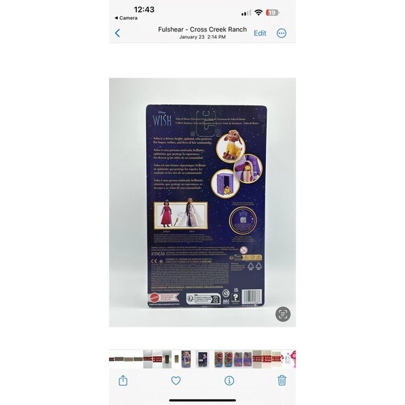 Disney WISH Asha Of Rosas Adventure Pack Fashion Doll - Picture 3 of 5